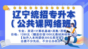 辽宁统招专升本（公共课网络班）