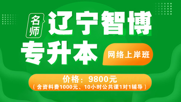 辽宁智博专升本（网络上岸班）