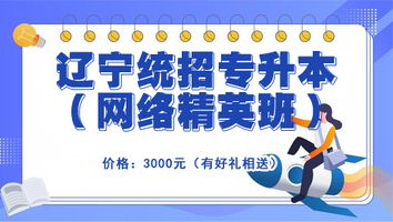 辽宁统招专升本（网络精英班）
